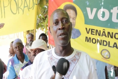 Coordenador do partido PODEMOS em Cabo Delgado, Singano Assane.