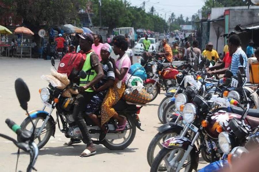 Cabo Delgado: Assaltos frequentes obrigam mototaxistas reduzir trabalho nocturno em Pemba