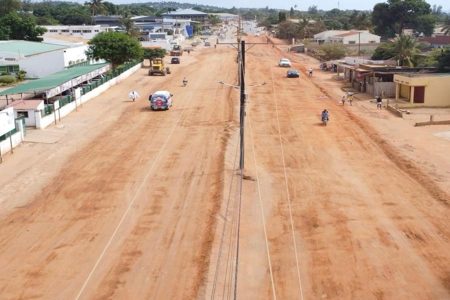 Cabo Delgado: Município de Pemba retoma as obras da estrada ANE-Chuiba